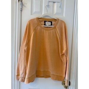 Envy's‎ Tree The Tatum Sweatshirt Orange Tie Dye Oversized Cotton Blend Size 2X